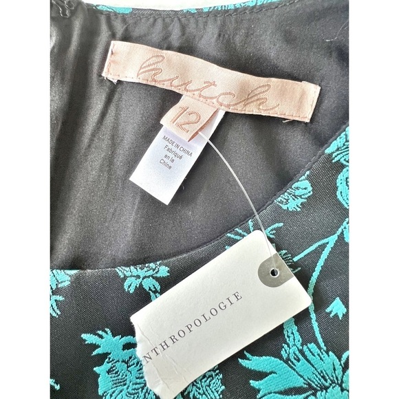 Nwt Anthropologie Hutch Cut-Out Jacquard Embroidered Sleeveless Mini Dress 12 - Picture 5 of 9